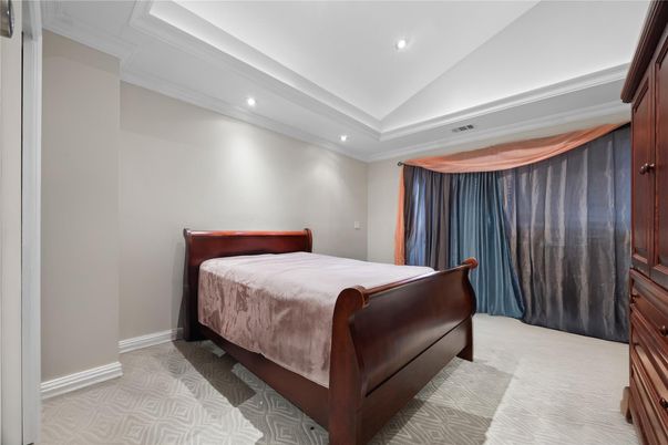 Bedroom, Interior, Recessed Lighting