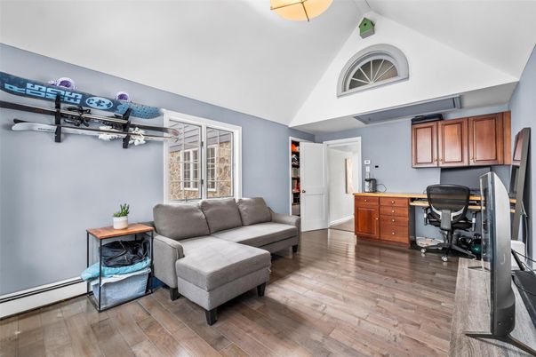 Home Office, Interior, Wood Texture Flooring