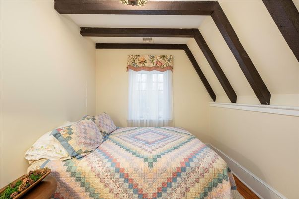 Bedroom, Interior, Wooden Beams
