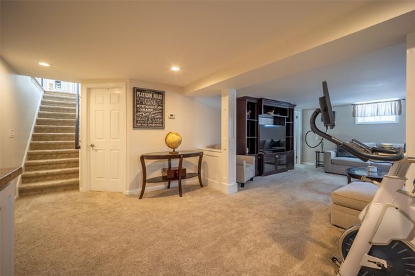 Fitness Equipment, Home Office, Interior, Recessed Lighting