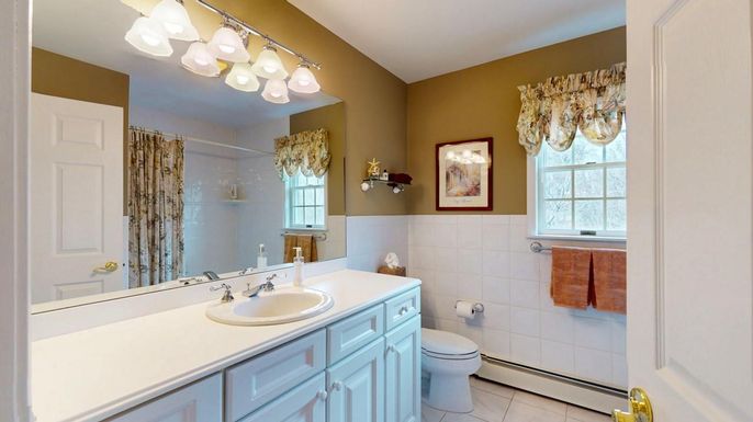 Bathroom, Glass Shower, Interior
