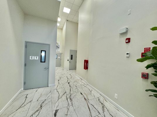 Elevator, Interior, Marble, Recessed Lighting