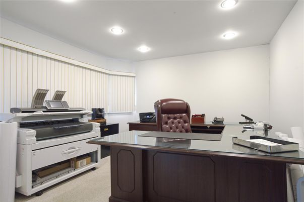 Home Office, Interior, Recessed Lighting