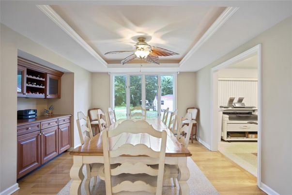 Dining room, Interior, Wood Texture Flooring