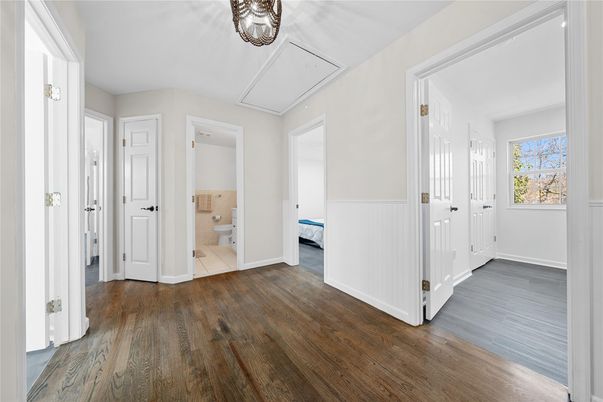 Bathroom, Interior, Wood Texture Flooring