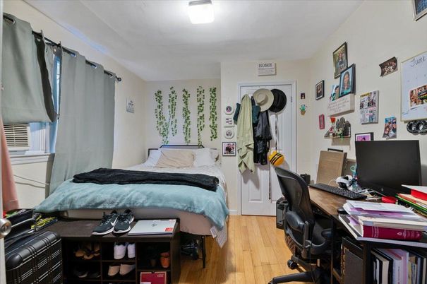 Bedroom, Home Office, Interior, Wood Texture Flooring