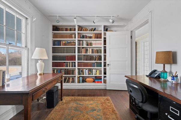 Home Office, Interior, Wood Texture Flooring