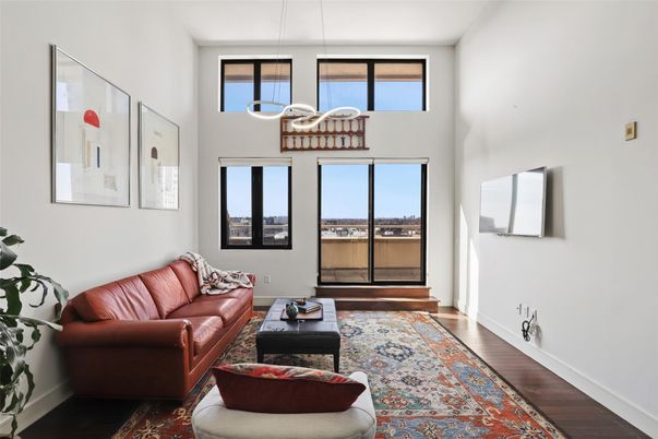 Interior, Living room, Pendant Lights, Wood Texture Flooring