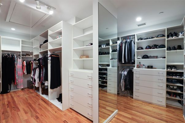 Interior, Recessed Lighting, Walk-in Closets, Wood Texture Flooring