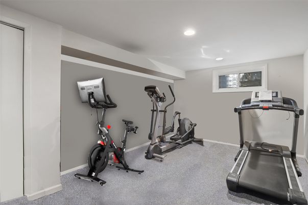 Fitness Equipment, Interior, Recessed Lighting