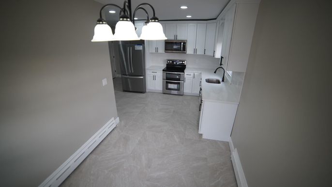 Interior, Kitchen, Recessed Lighting, Stainless Steel Appliances