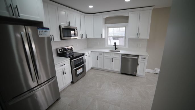 Interior, Kitchen, Recessed Lighting, Stainless Steel Appliances