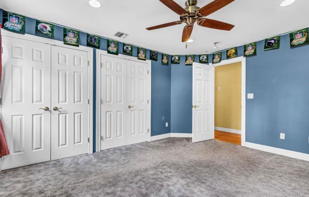 Empty room, Interior, Recessed Lighting