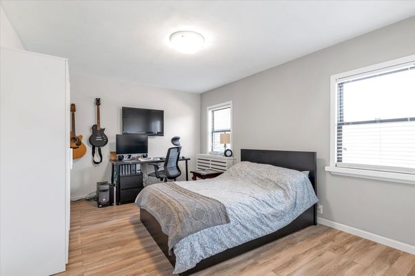Bedroom, Home Office, Interior, Wood Texture Flooring