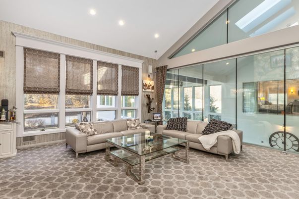Interior, Living room, Recessed Lighting
