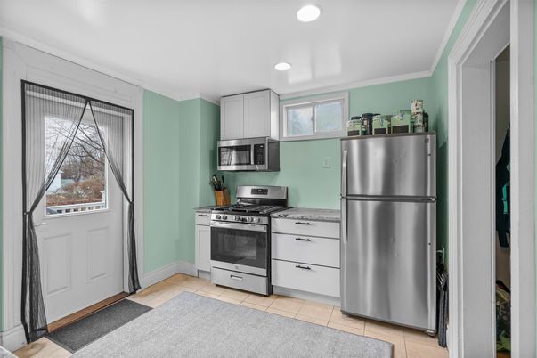 Interior, Kitchen, Recessed Lighting, Stainless Steel Appliances