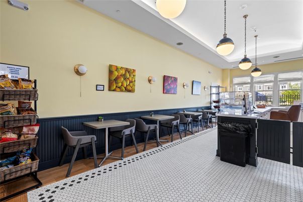 Dining room, Interior, Kitchen, Pendant Lights, Recessed Lighting, Wood Texture Flooring