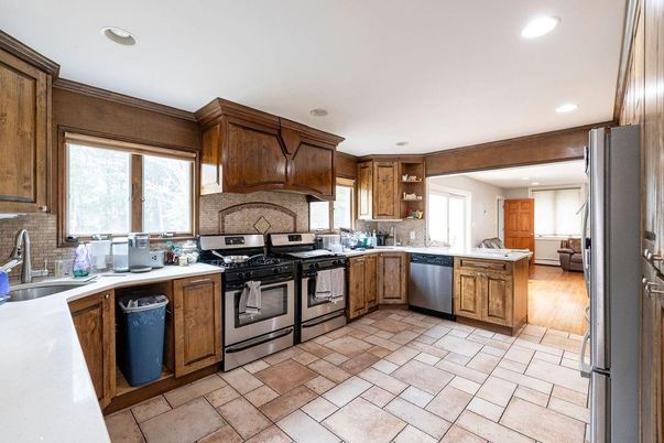 Interior, Kitchen, Recessed Lighting, Stainless Steel Appliances