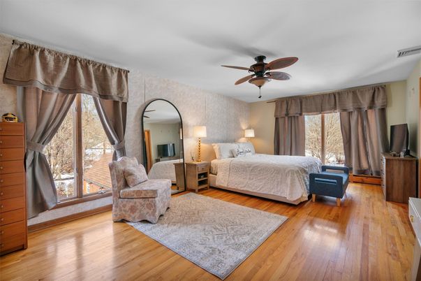 Bedroom, Interior, Wood Texture Flooring