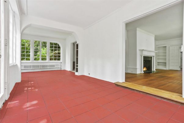 Empty room, Fireplace, Interior