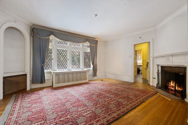 Fireplace, Interior, Wood Texture Flooring
