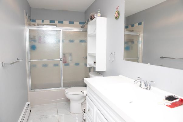 Bathroom, Glass Shower, Interior, Marble