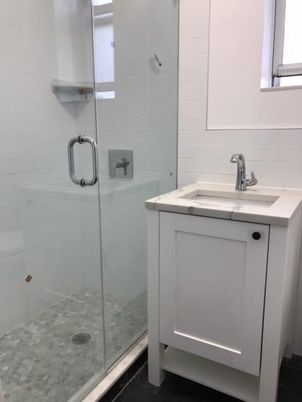 Bathroom, Glass Shower, Interior