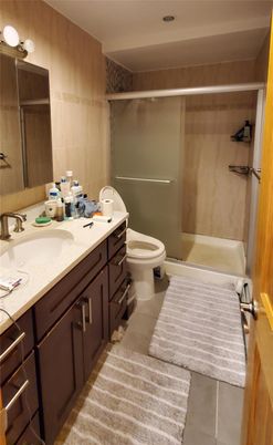 Bathroom, Dual Sink Vanities, Glass Shower, Interior