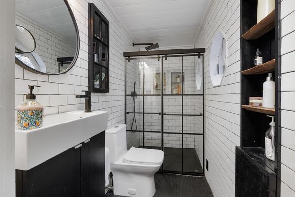 Bathroom, Glass Shower, Interior