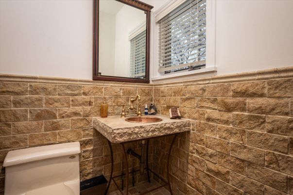 Bathroom, Interior, Stone Walls