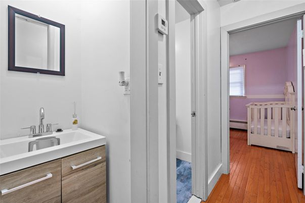Bathroom, Interior, Wood Texture Flooring