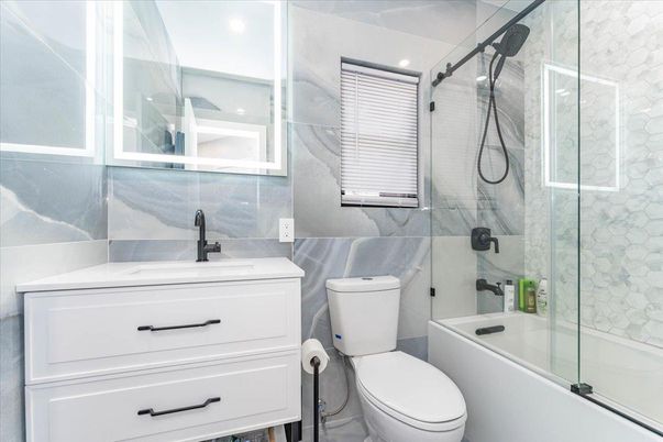 Bathroom, Glass Shower, Interior