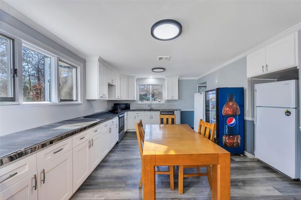 Dining room, Interior, Kitchen, Wood Texture Flooring