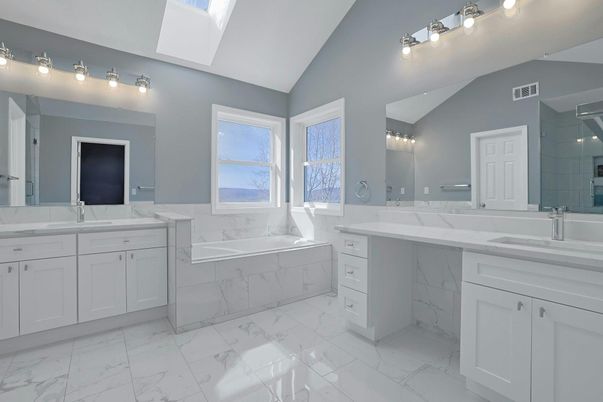 Bathroom, Dual Sink Vanities, Interior, Marble