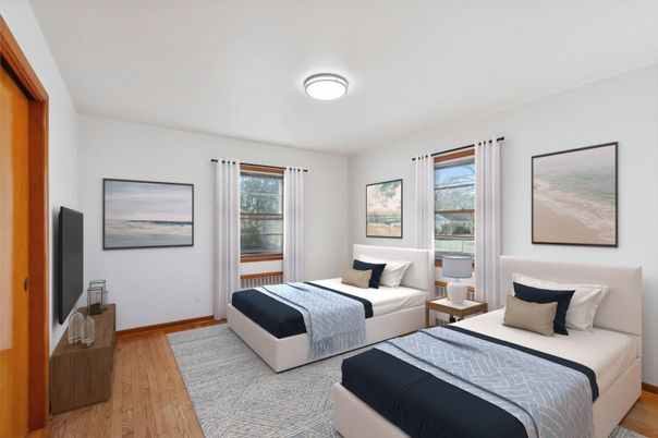 Bedroom, Interior, Wood Texture Flooring