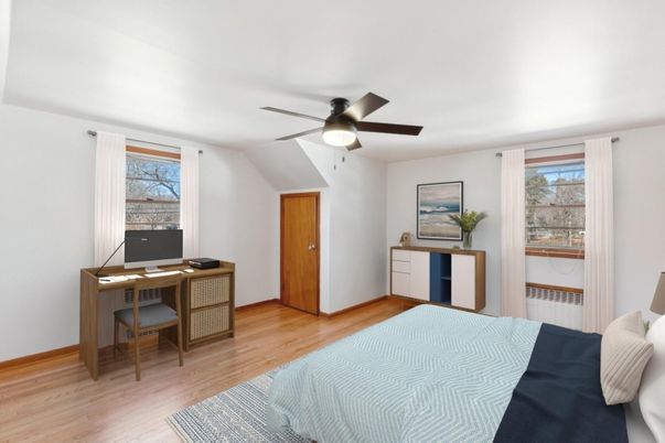 Bedroom, Home Office, Interior, Wood Texture Flooring