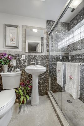 Bathroom, Glass Shower, Interior