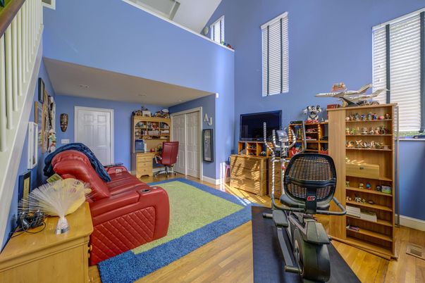 Home Office, Interior, Wood Texture Flooring
