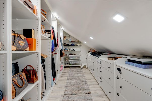Interior, Recessed Lighting, Walk-in Closets, Wood Texture Flooring