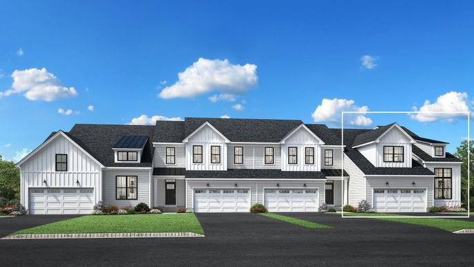 Attached, Exterior, Facade, Farmhouse