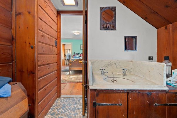 Bathroom, Interior, Wooden Walls