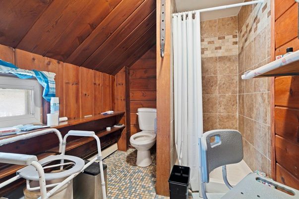 Bathroom, Interior, Wooden Ceilings, Wooden Walls