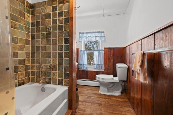 Bathroom, Interior, Wood Texture Flooring