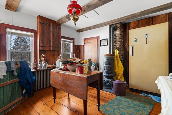 Home Office, Interior, Wooden Beams, Wood Texture Flooring