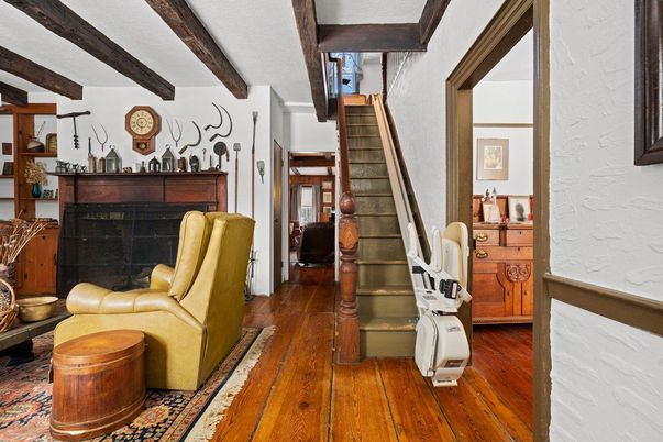Interior, Wooden Beams, Wood Texture Flooring