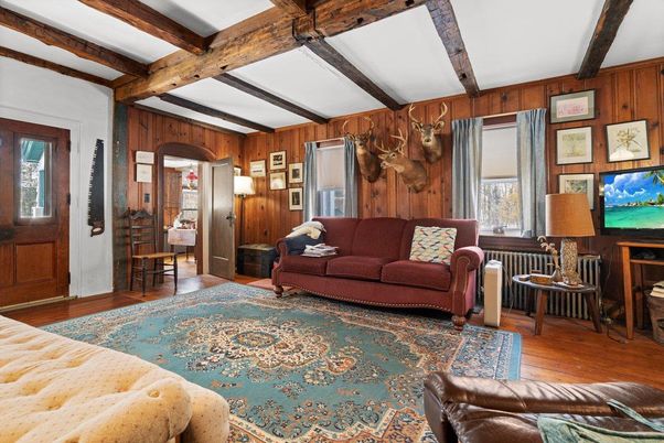 Interior, Living room, Wooden Beams, Wood Texture Flooring, Wooden Walls