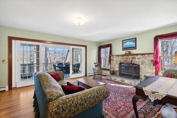Fireplace, Interior, Living room, Piano, Wood Texture Flooring