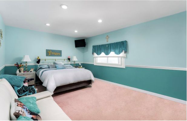 Bedroom, Interior, Recessed Lighting