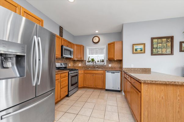 Interior, Kitchen, Recessed Lighting, Stainless Steel Appliances