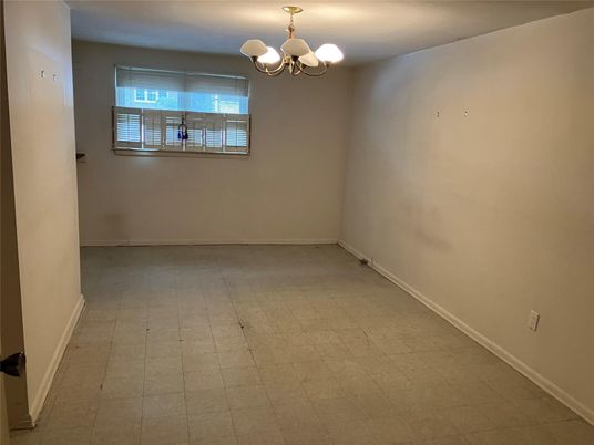 Chandelier, Empty room, Interior